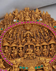 ANTIQUE ASHTALAKSHMI TEMPLE PENDANT