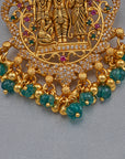 SILVER ANTIQUE TEMPLE PENDANT