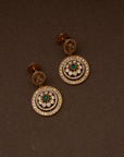 EMERALD HALO NECKLACE SET