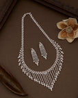 CRYSTAL CASCADE NECKLACE SET