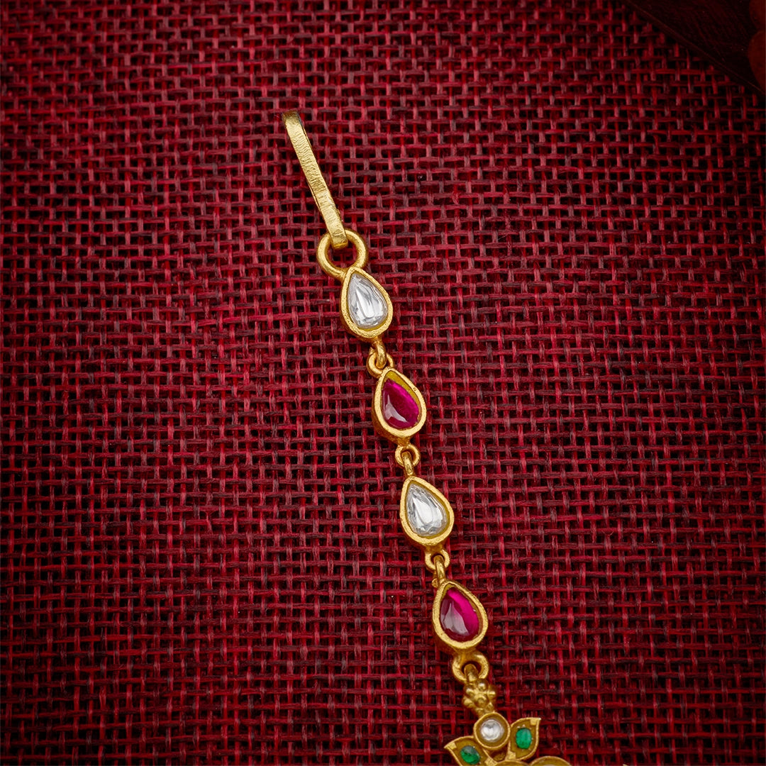 ANTIQUE RUBY CHAND TIKKA