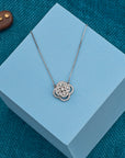 LUNA BLOSSOM SILVER PENDANT CHAIN