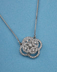 LUNA BLOSSOM SILVER PENDANT CHAIN