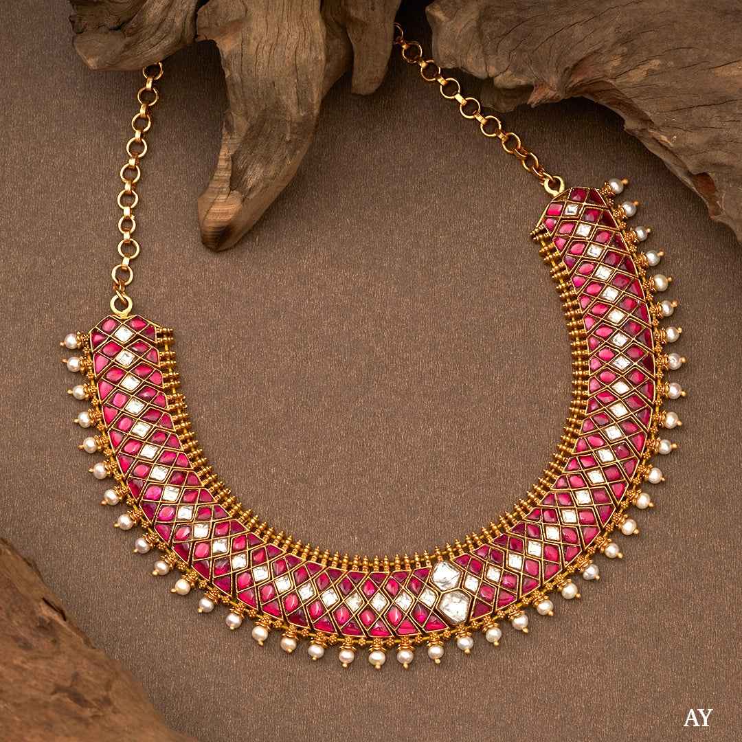 RANI PINK KUNDAN CHOKER