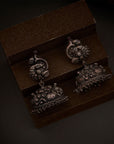 OXIDISED ROYAL JHUMKAS