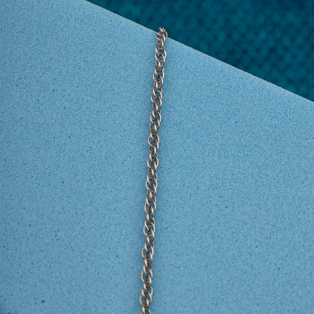 CUSHION HALO PENDANT CHAIN