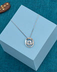 SPARK OVAL PENDANT CHAIN
