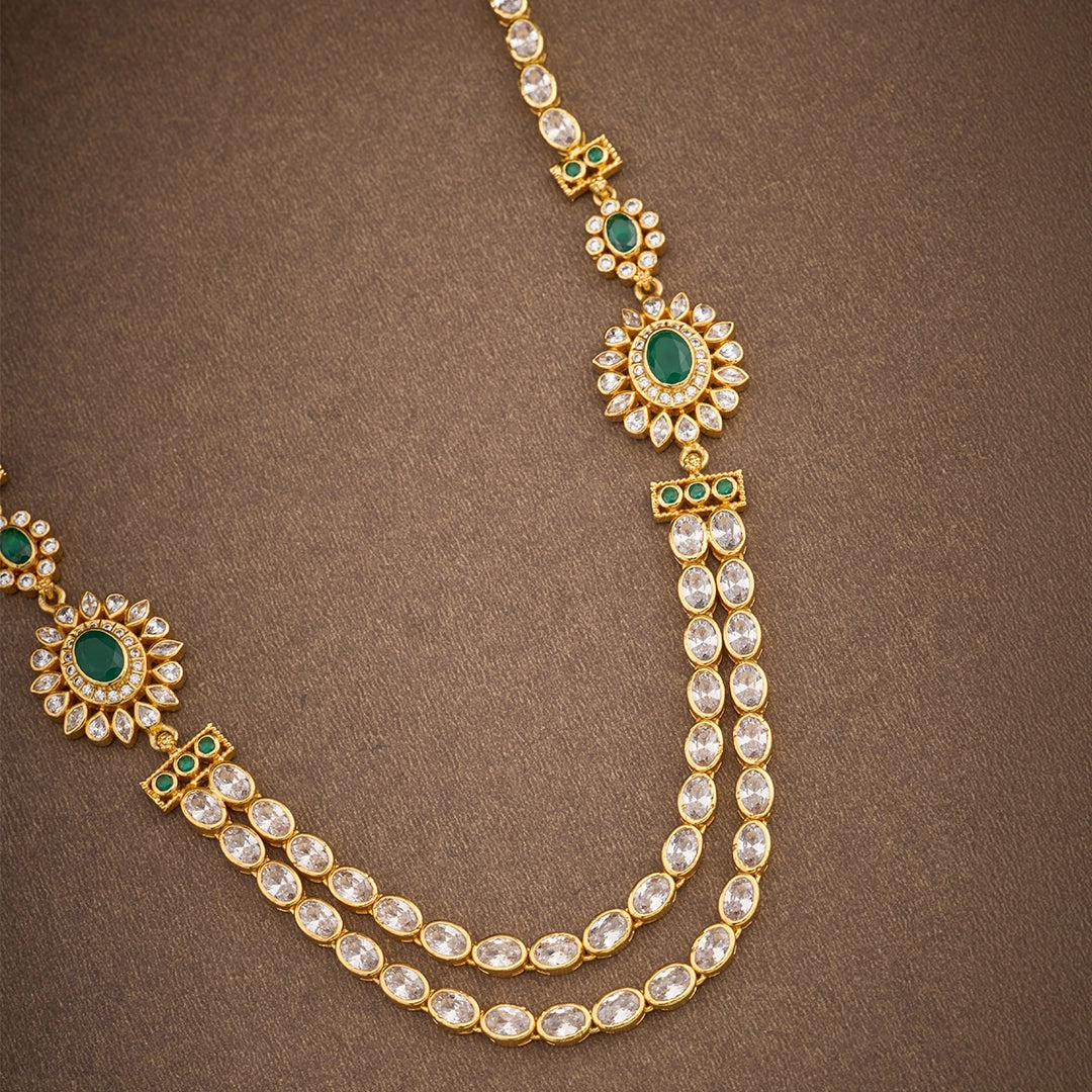 EMERALD SUNBURST NECKLACE