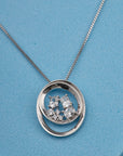 SPARK OVAL PENDANT CHAIN