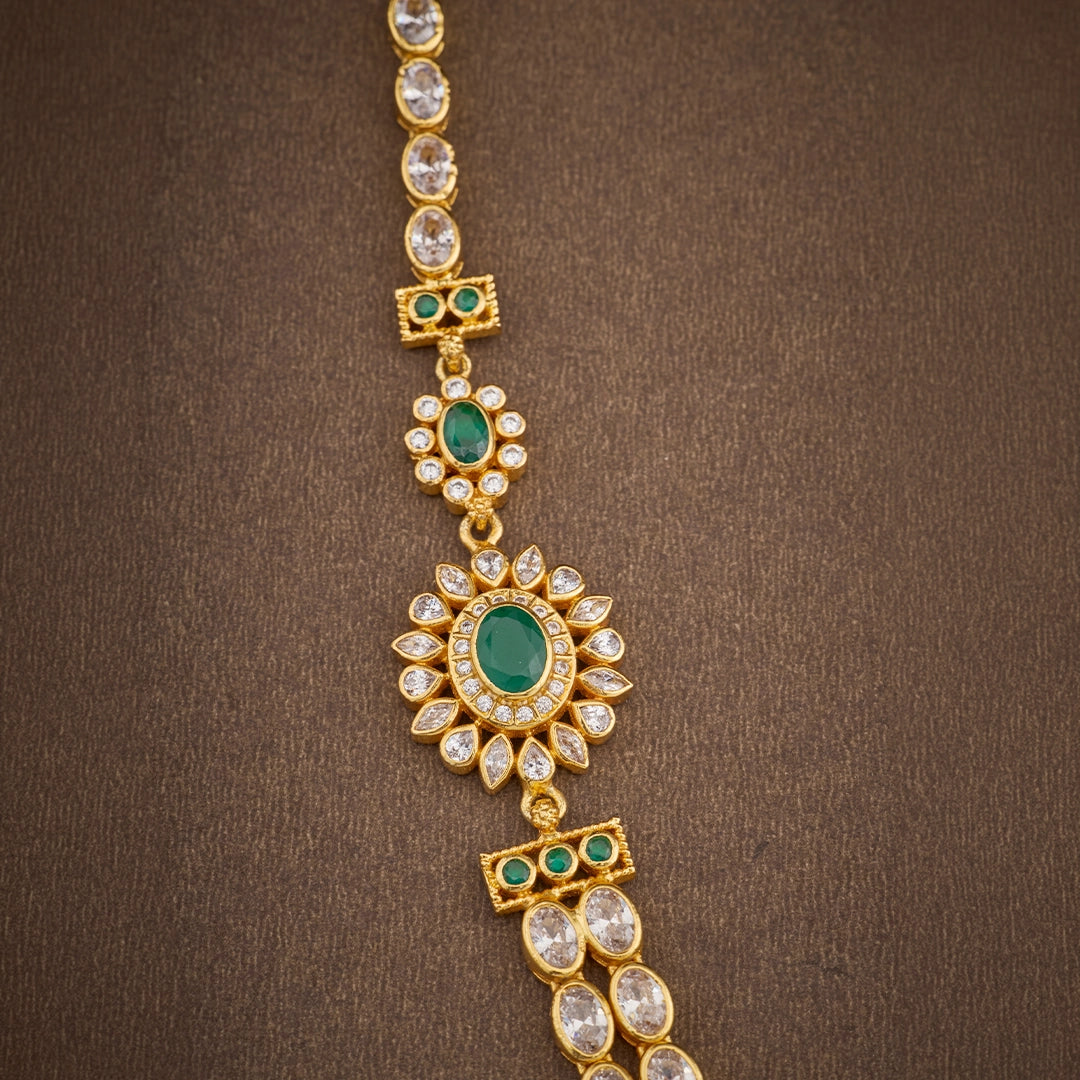 EMERALD SUNBURST NECKLACE