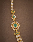 EMERALD SUNBURST NECKLACE