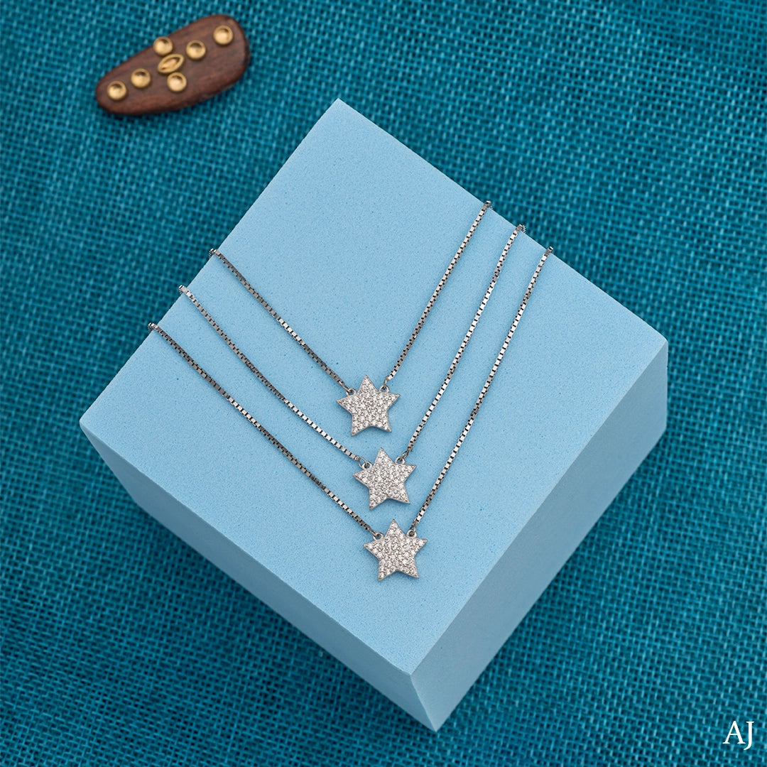 CELESTIAL STAR SILVER PENDANT