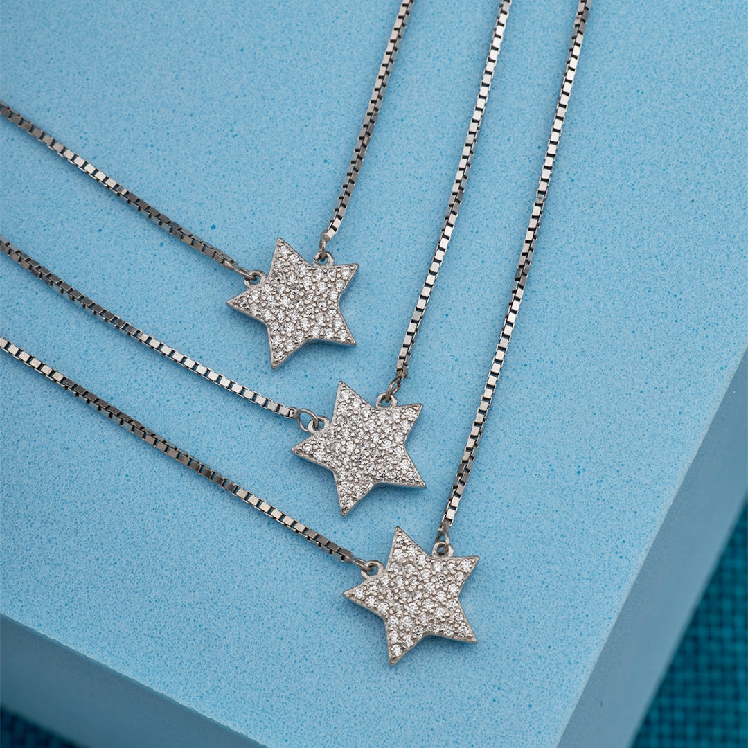 CELESTIAL STAR SILVER PENDANT