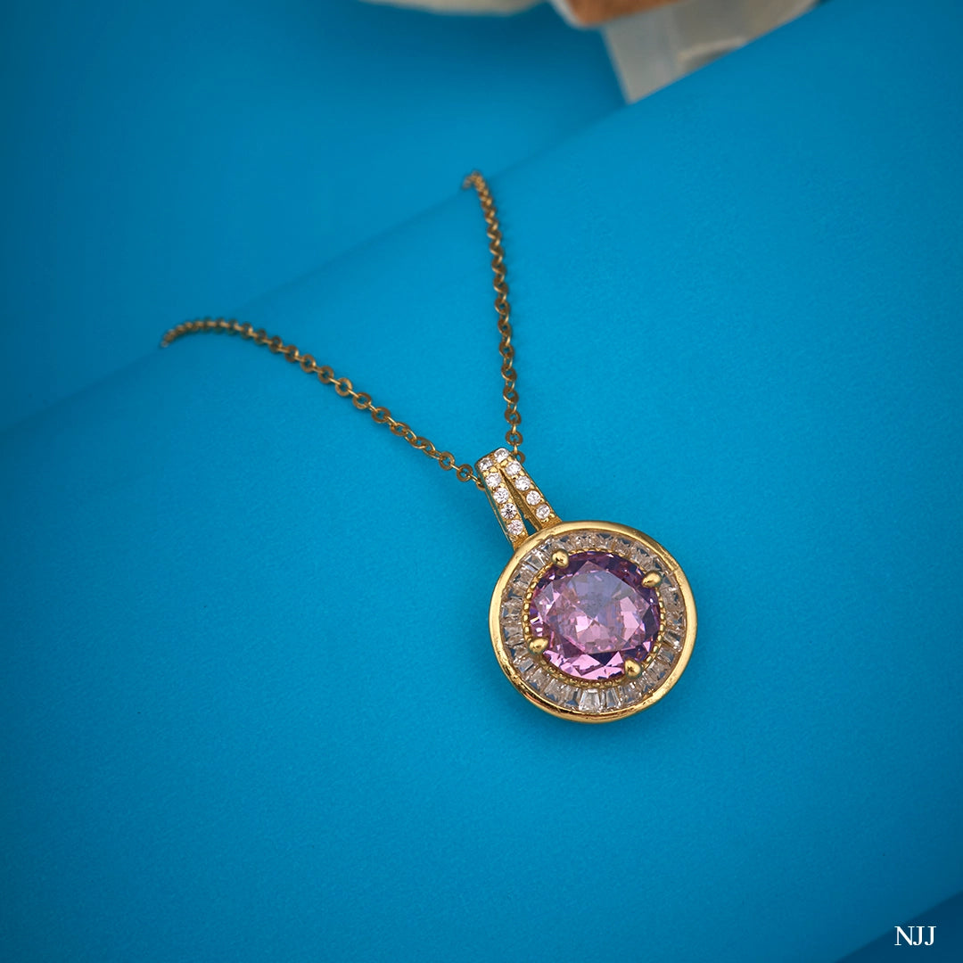 PINK RADIANCE PENDANT CHAIN