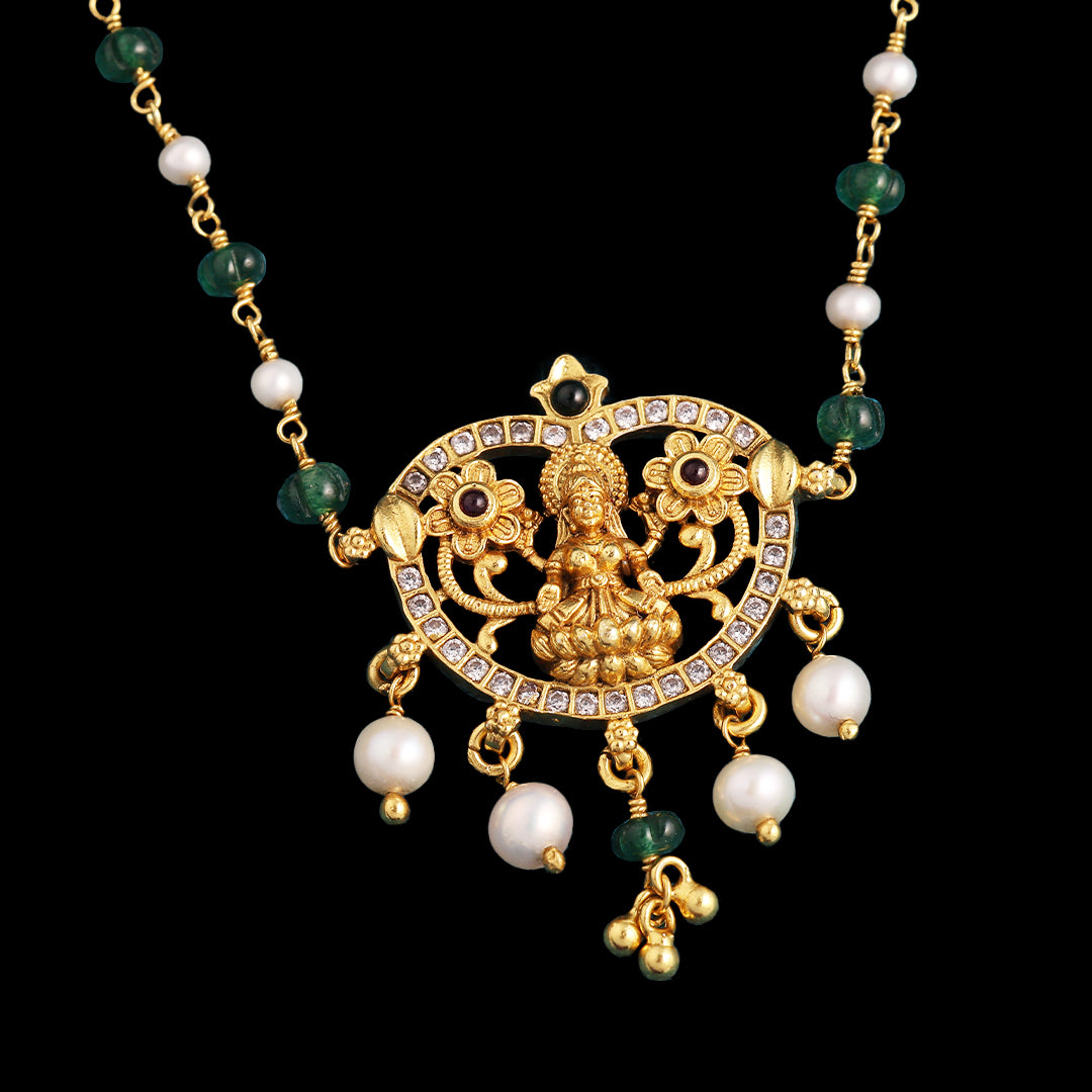 PEARL LAKSHMI NECKLACE