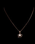 FLORAL PEARL NECKLACE SET
