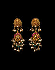 LAKSHMI MAYURA 2 IN 1 EARRINGS