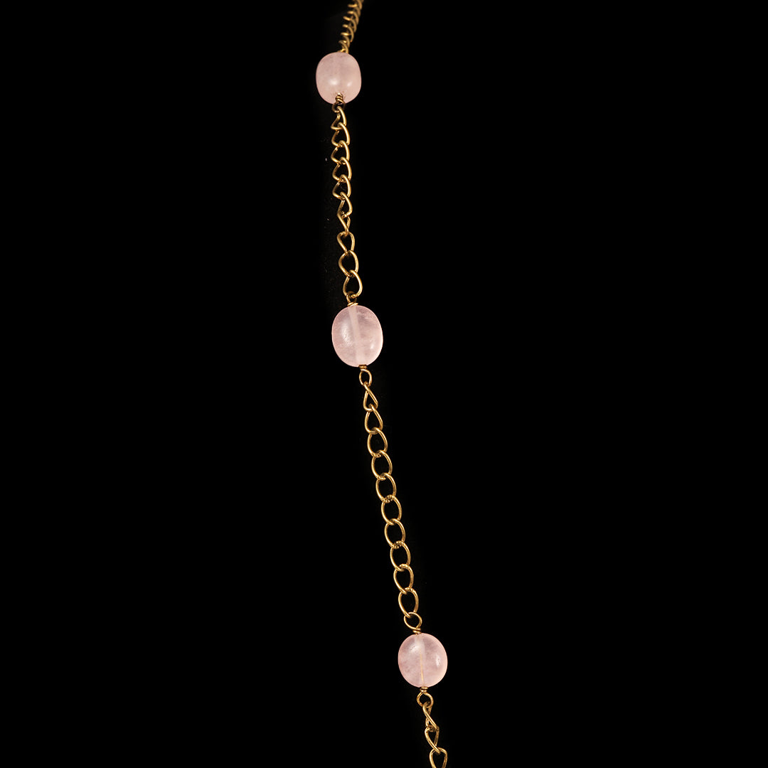 SILVER TRENDY DROPS PARTY NECKLACE