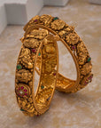 FLORAL KUNDAN BANGLES