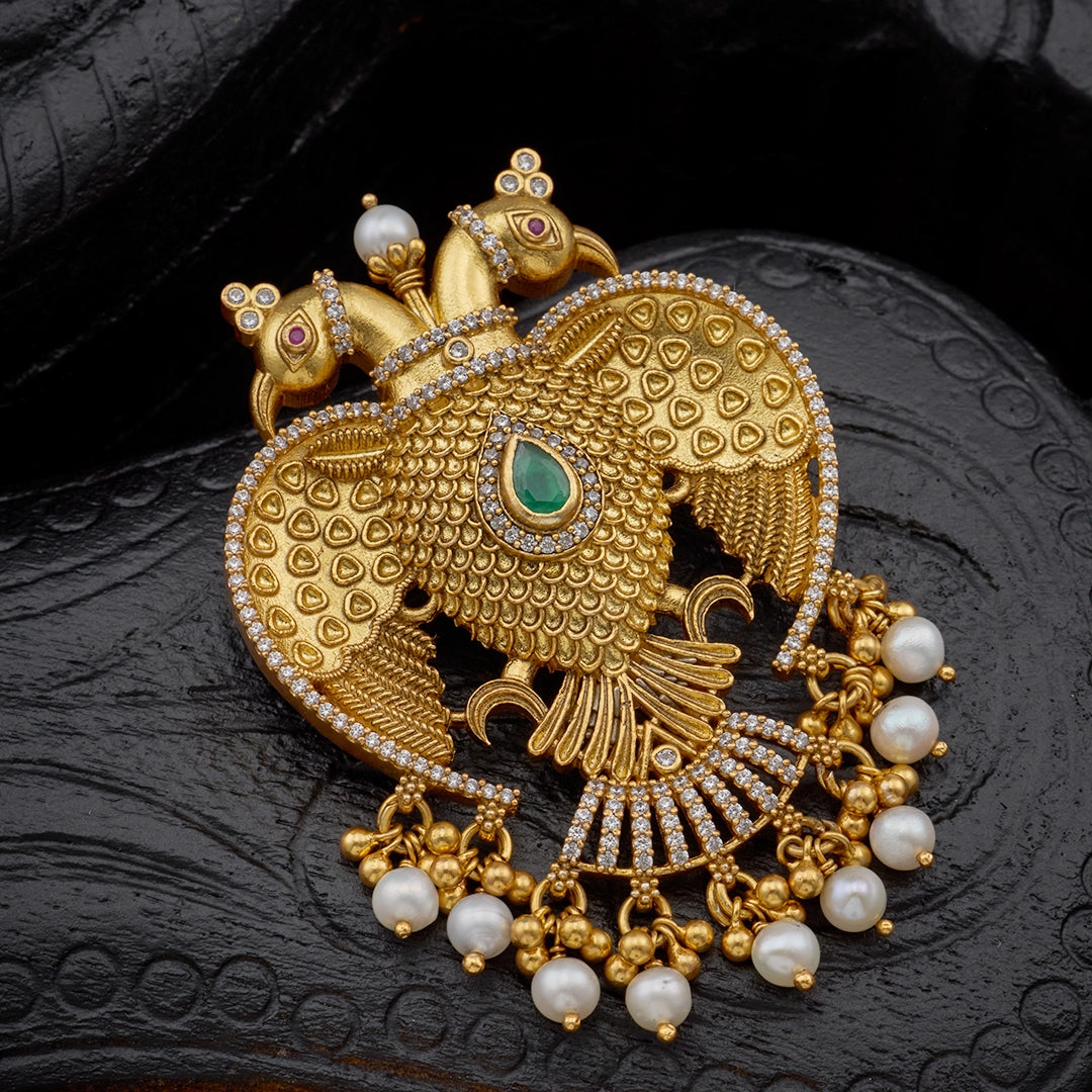 EMERALD MAYURA PENDANT
