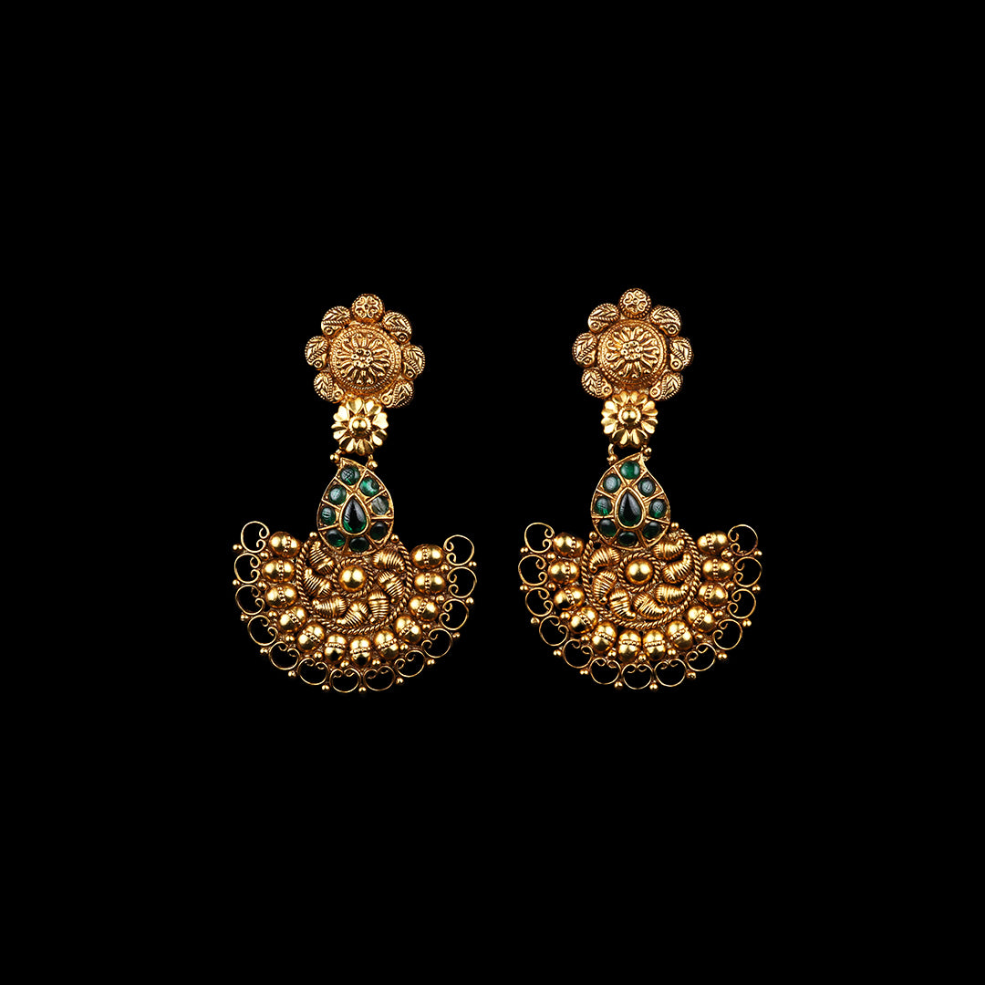 SILVER NAKASH EARRINGS
