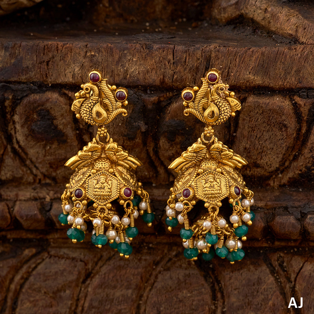 MAHALAKSHMI PEACOCK JHUMKA