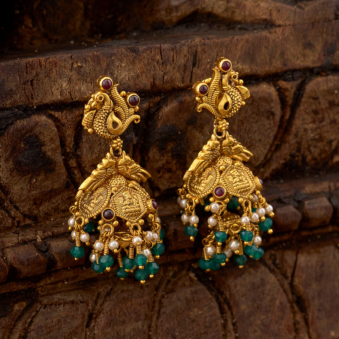 MAHALAKSHMI PEACOCK JHUMKA