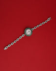 GREEN STONE TIMEPIECE
