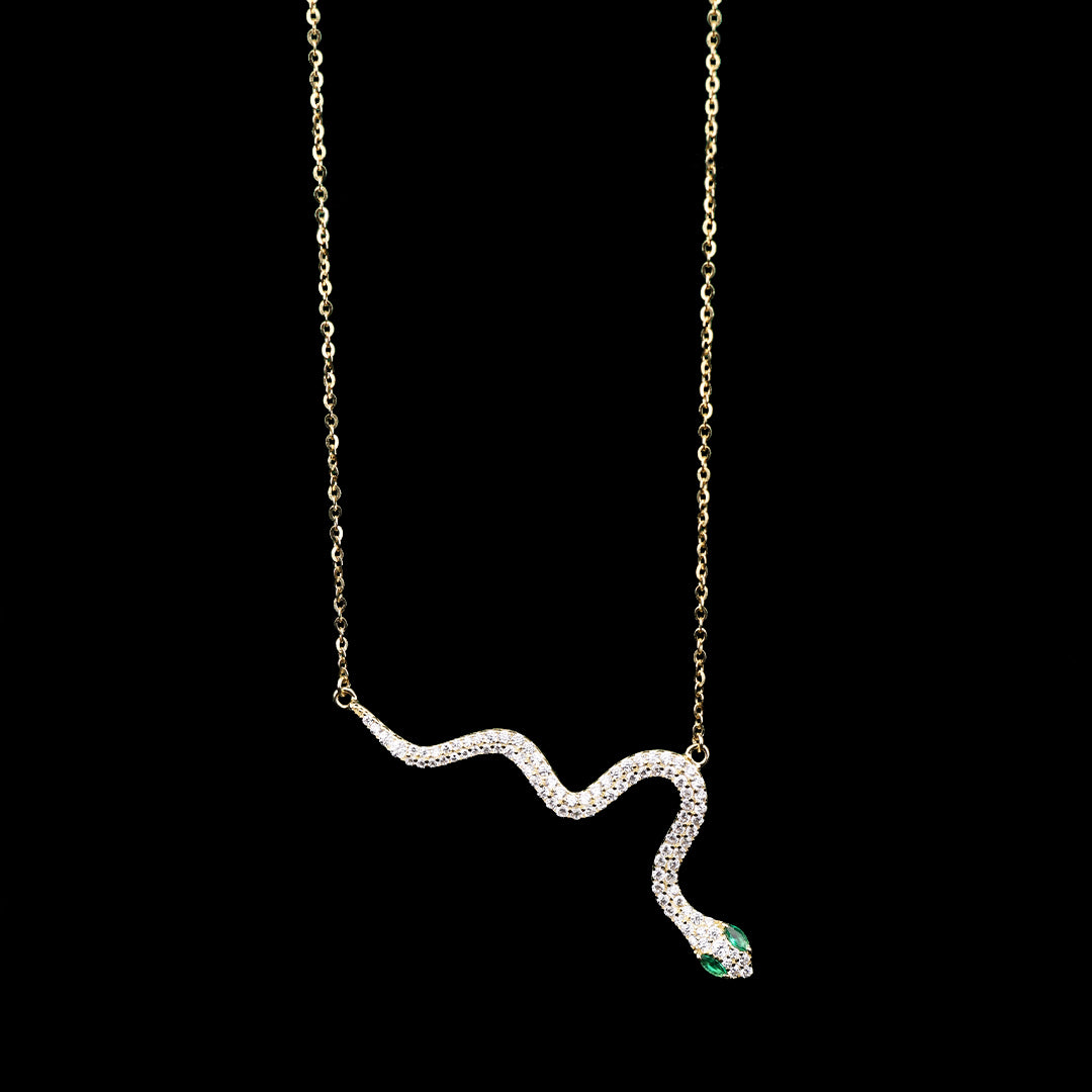 SNAKE PENDANT NECKLACE