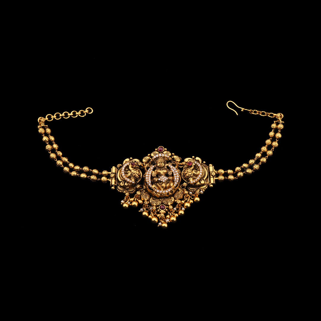 SILVER LAKSHMI BAJUBAND