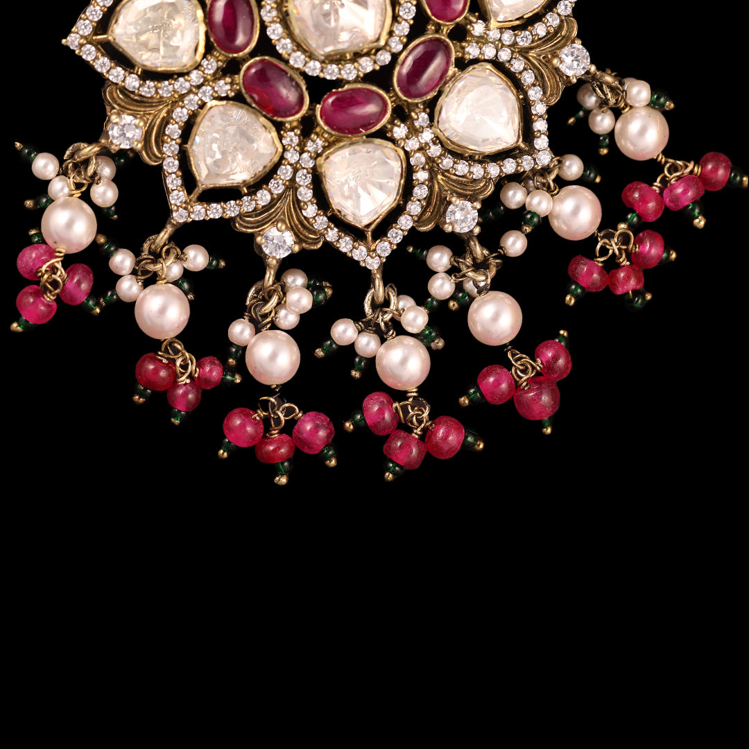 VICTORIAN POLKI PENDANT