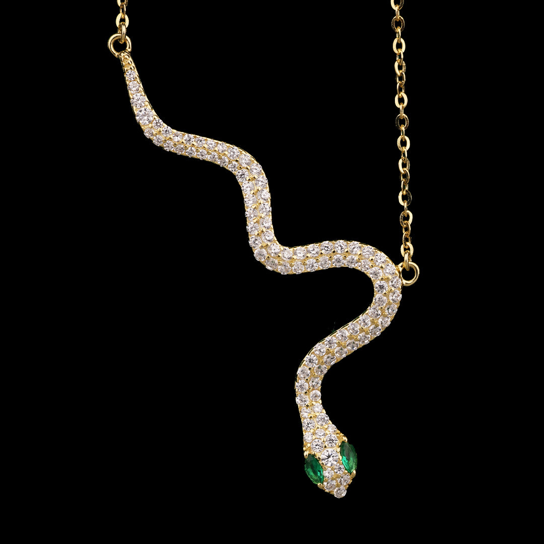 SNAKE PENDANT NECKLACE