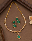 GREEN GLAM NECKLACE SET