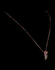 FLORAL BLUSH DROP NECKLACE SET