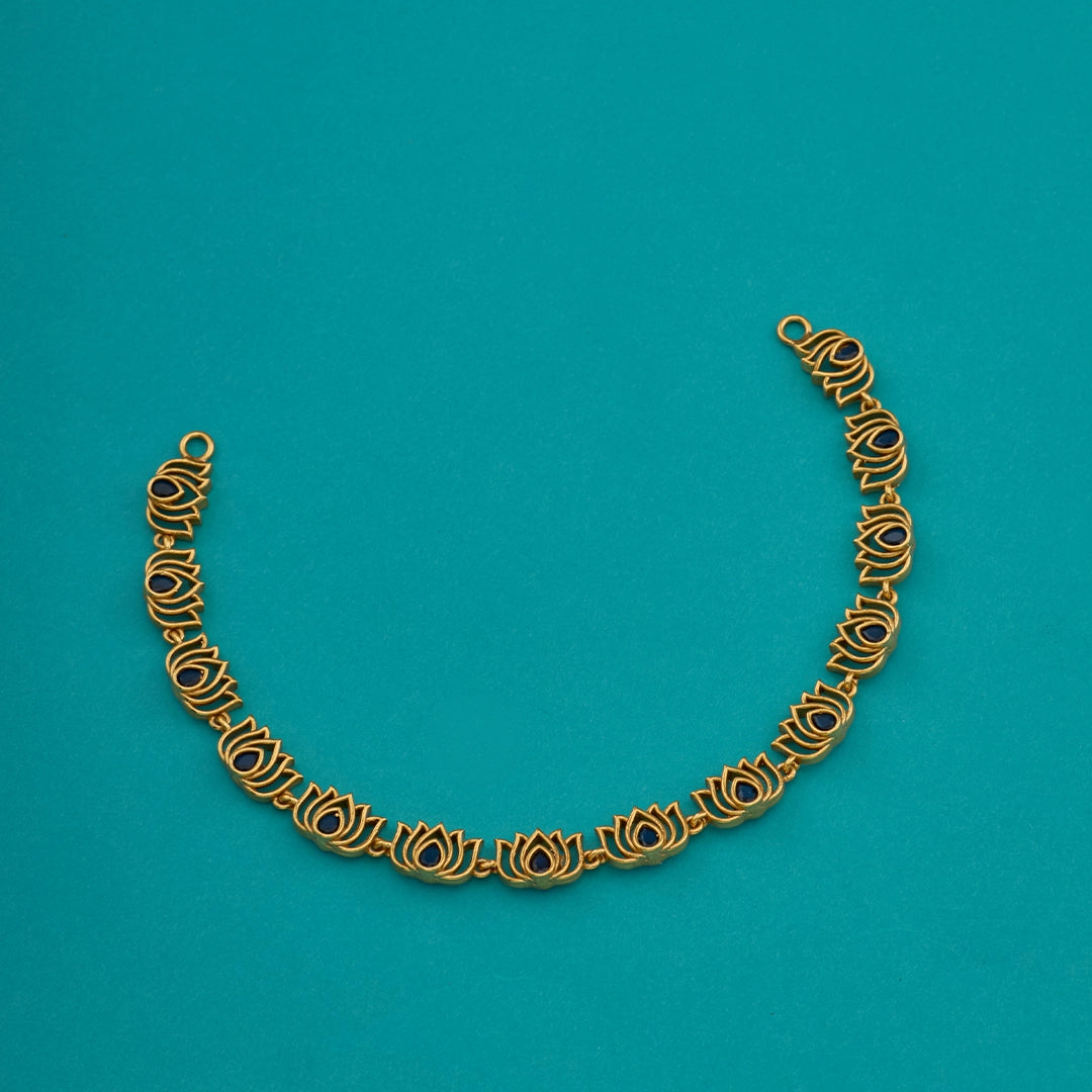 MIDNIGHT LOTUS NECKLACE SET