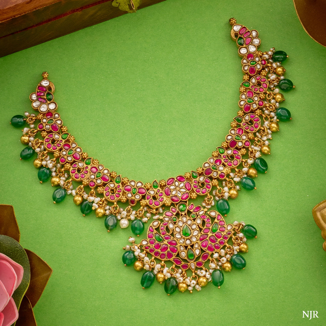 THE MAHARANI LOTUS NECKLACE