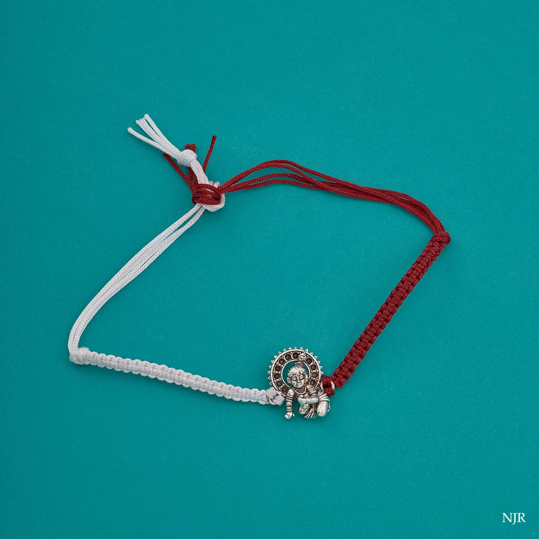 LADDU GOPAL SILVER RAKHI