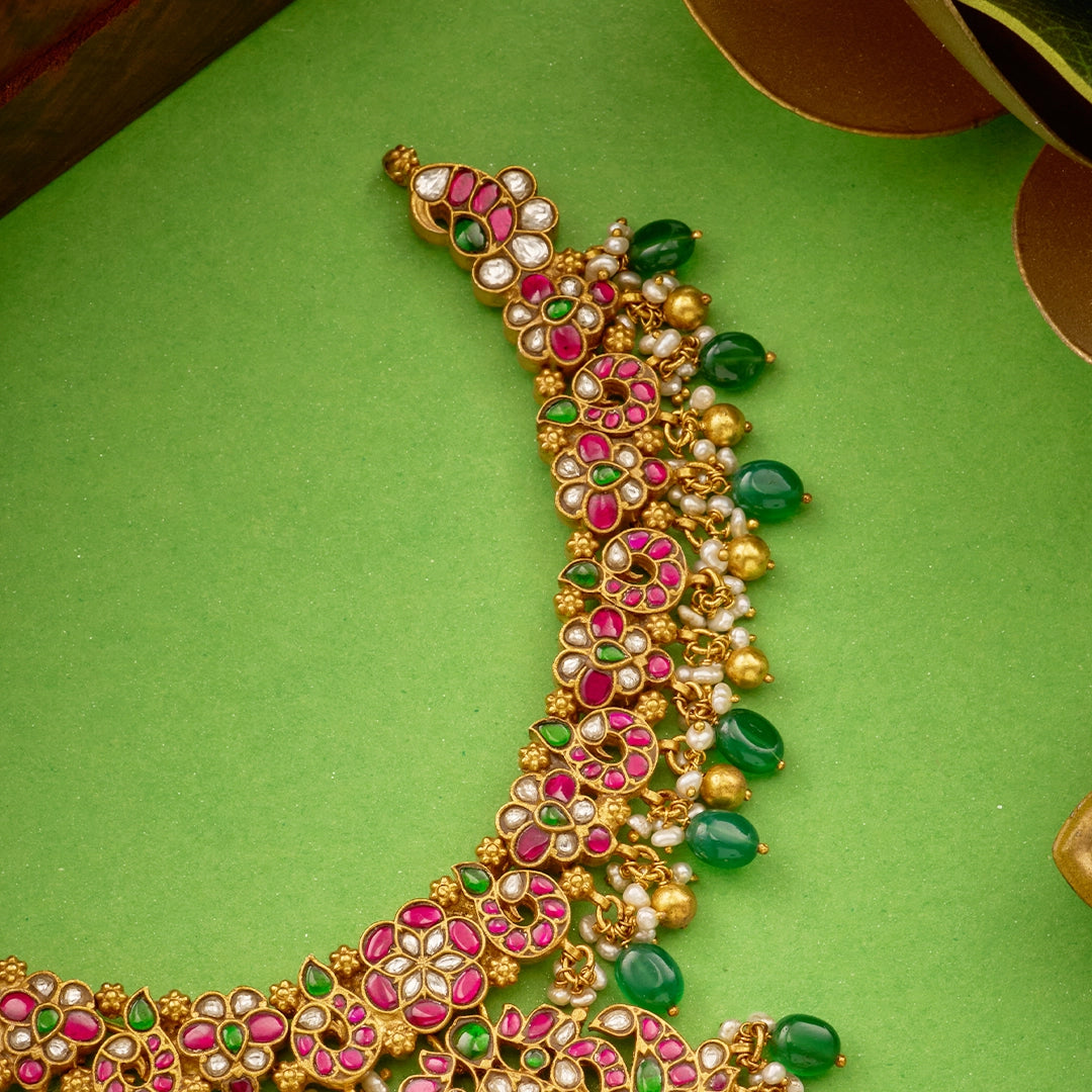 THE MAHARANI LOTUS NECKLACE