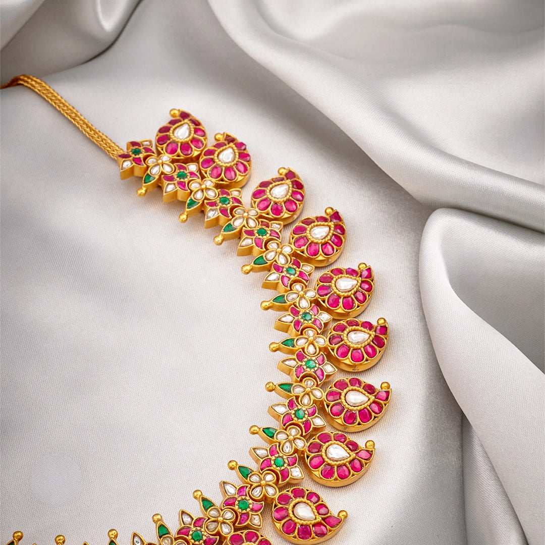 KUNDAN MANGO NECKLACE