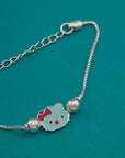 KITTY CHARM SILVER KIDS RAKHI