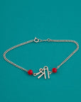 SHREE SYMBOL SILVER BRACELET