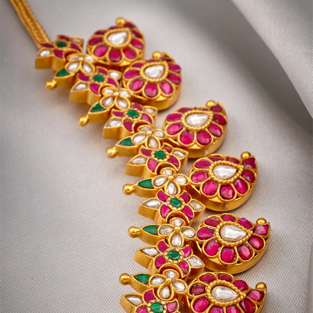 KUNDAN MANGO NECKLACE