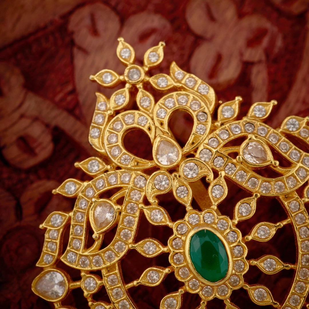 EMERALD SUNBURST PENDANT