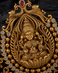 LAKSHMI PENDANT WITH GREEN DROPS
