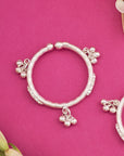 TINY TINKLE SILVER ANKLETS