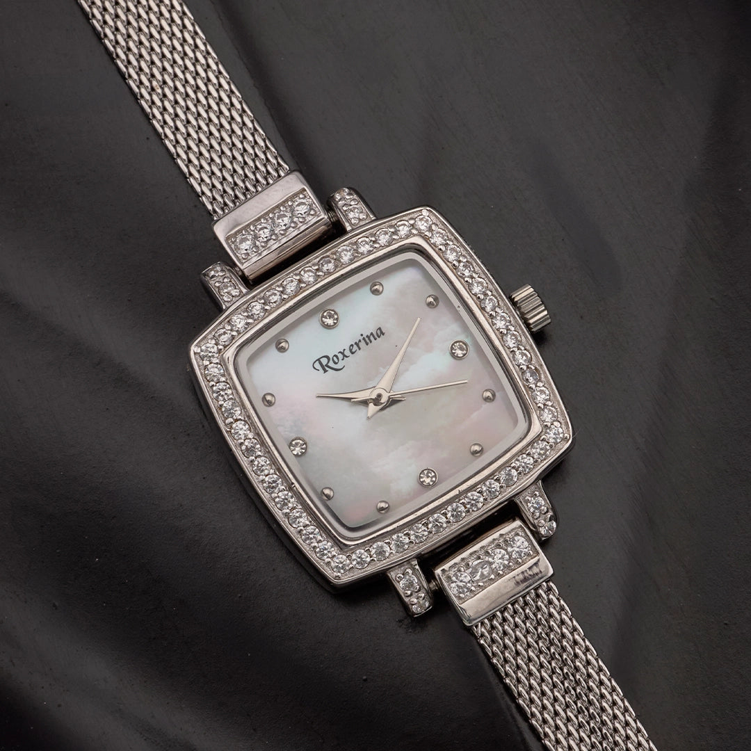 SQUARE CRYSTAL WATCH