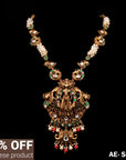 DIVINE LAKSHMI WITH PEARL NECKLACE