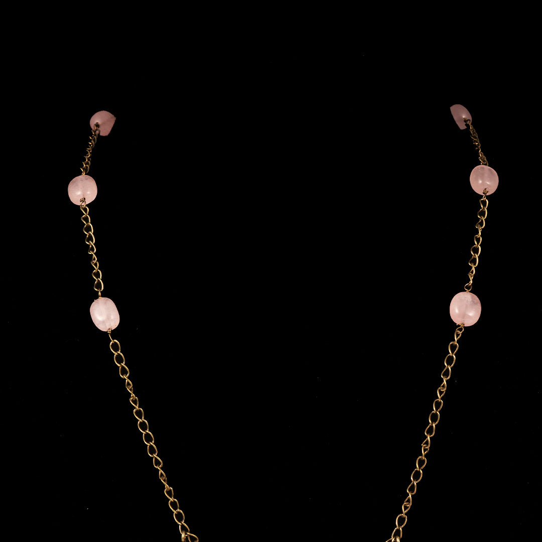SILVER TRENDY DROPS PARTY NECKLACE