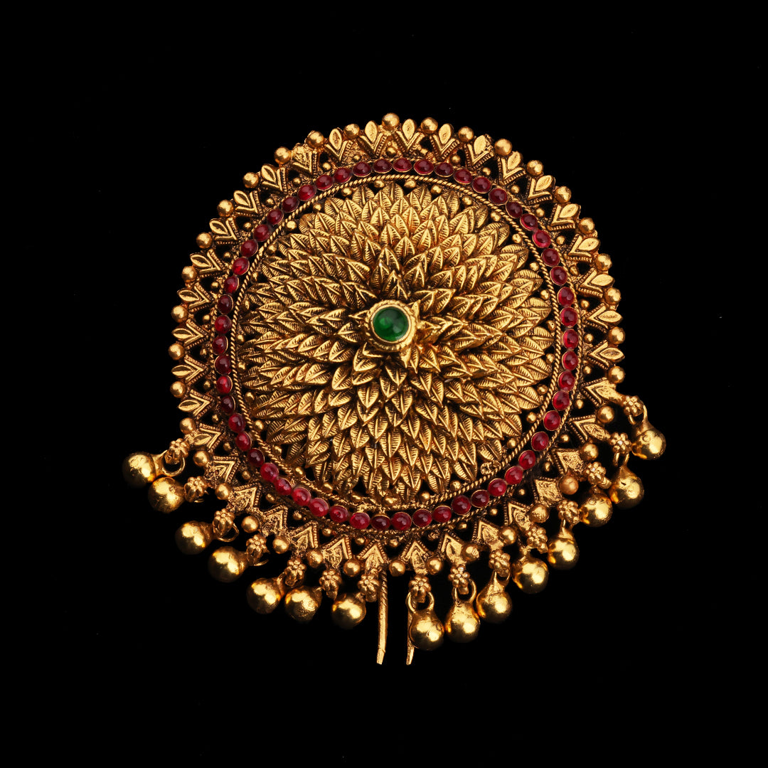 SILVER HAIR  BROOCH