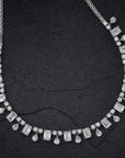CZ DIAMOND LOOK LIKE NECKLACE SET